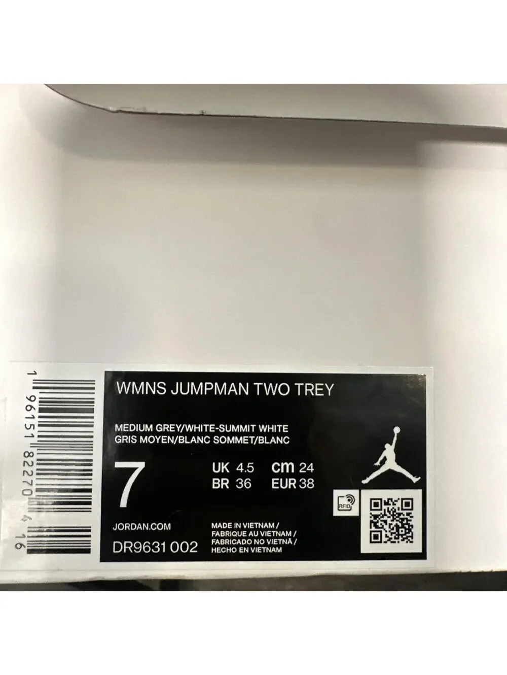 Nike Jordan Zion 2 - Court Purple/Black - DO9073 506 - Womens 7